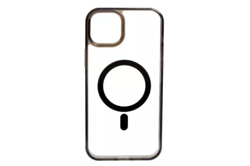 PJ IPHONE 16 PRO 6.3 2,5MM TPU TOK MAGSAFE KOMPATIBILIS CLEAR-FEKETE