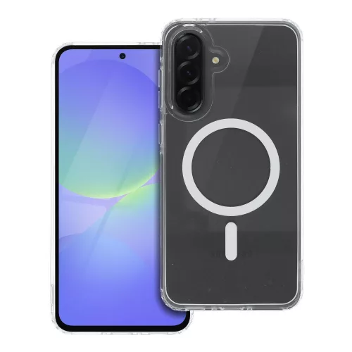 Drop Glue Colorful Ring Mag Cover kompatibilis a MagSafe-el SAMSUNG A36 white