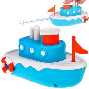   Felhúzható fürdőhajó – úszó játék vízpermetezéssel (ZA5603)