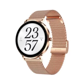   Maxcom FW27 Selen IP68 vízálló okosóra magyar nyelvű menüvel pulzus és vérnyomásmérővel Amoled kijelzővel arany