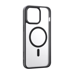   Etteri Matt  Apple iPhone 15 Pro Max (6.7) mágneses MagSafe tok (vezetéknélküli töltéshez) fekete