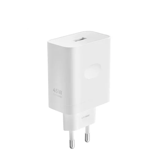 Oppo SuperVOOC VCB4JAEH 45W-os hálózati adapter fali töltő, fehér (Eco csomagolás)