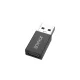 JOKADE JC006 QIANMING USB 2.0  / USB TYPE-C ADAPTER FEKETE
