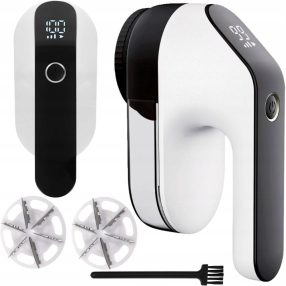   Nagy teljesítményű textilborotva – LCD kijelzős szöszeltávolító