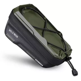   WILDMAN kerékpár váztáska zárral 1L (4" - 7") GX220X zöld