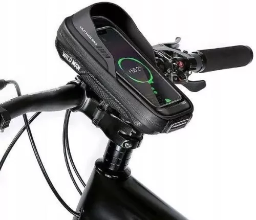 WILDMAN kerékpártáska kormányra zárral 0,5L (4" - 7") ES16 fekete