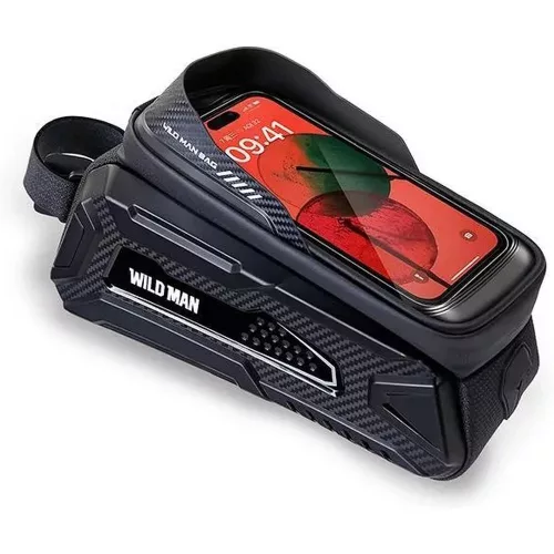 WILDMAN kerékpár váztáska zárral 2L (4" - 7") M30 fekete