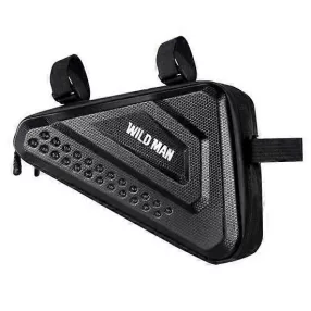 WILDMAN kerékpár táska váz alá zárral 2.5L ES19 fekete