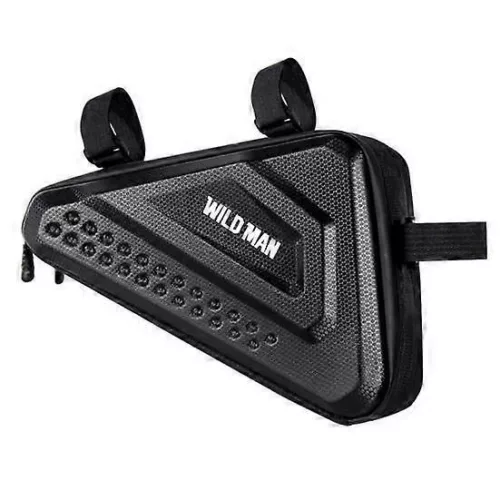 WILDMAN kerékpár táska váz alá zárral 2.5L ES19 fekete