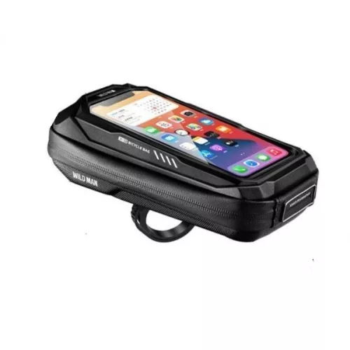 WILDMAN kerékpártáska kormányra zárral 0,5L (4" - 7") X3 fekete