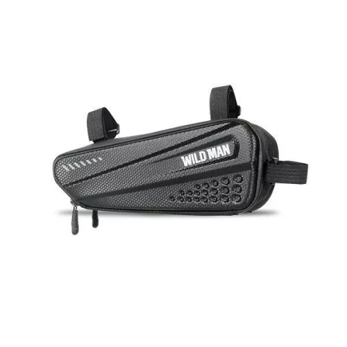 WILDMAN kerékpár váztáska zárral 1,5L E4 fekete