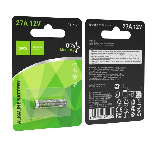 Hoco  27A 12V DLR07 elem 1 db