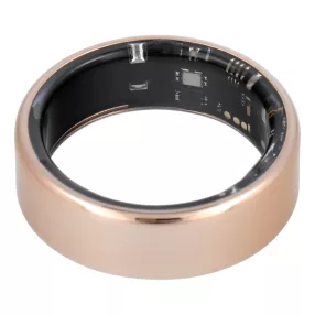   Smart Ring R11M - okos acélgyűrű töltőállomással 9-es méret (18,9 mm) arany