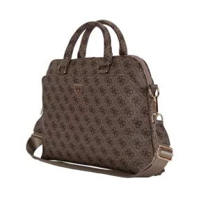   Guess PU 4G Triangle Logo Notebook táska 13 / 14 / 15col barna (GUCB15P4DPTW)