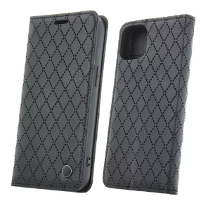   Smart Caro Samsung A405 Galaxy A40 (2019) oldalra nyíló mágneses könyvtok fekete