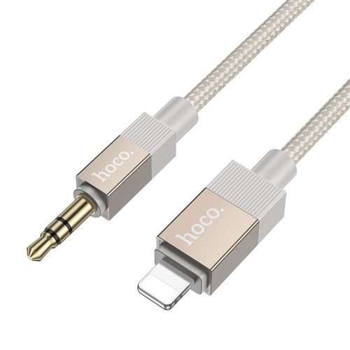 Hoco UPA32A AUX kábel Jack 3,5 mm (apa) - Lightning (apa) 1 m arany