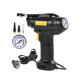 Autókompresszor 12V 120W LED világítással, 10 bar