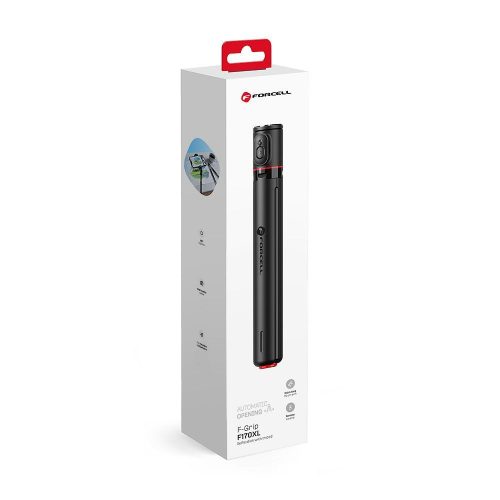 FORCELL F-GRIP F170XL automata szelfibot távirányítós állvánnyal, fekete
