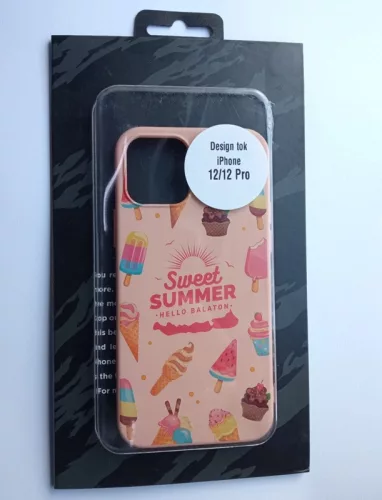 Cellect Balaton Apple iPhone 12 / 12 Pro 2020 (6.1) hátlapvédő pink tok