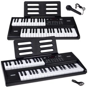   Elektromos szintetizátor 61 billentyűvel, SPLIT funkció és mikrofon