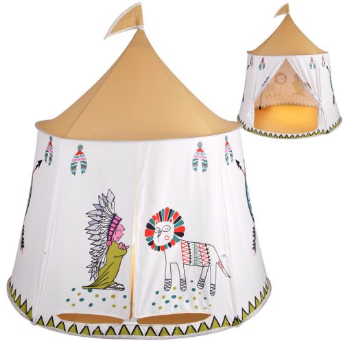 Indián tipi sátor, kerek játszósátor gyerekeknek ZA4940