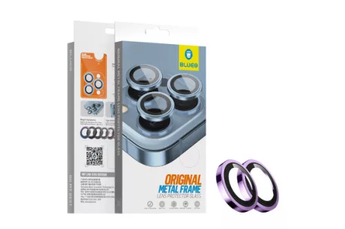 BLUEO METAL HD KAMERAVÉDŐ ÜVEGFÓLIA IPHONE 17 6.3 LILA