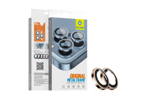 BLUEO METAL HD KAMERAVÉDŐ ÜVEGFÓLIA IPHONE 17 AIR 6.6 ARANY