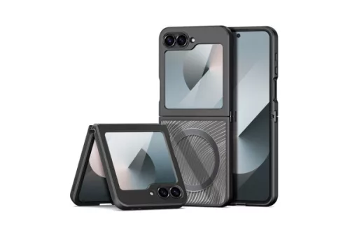 DUX DUCIS AIMO MAG SAMSUNG GALAXY Z FLIP 6 5G TPU-PC TOK MAGSAFE KOMPATIBILIS FEKETE