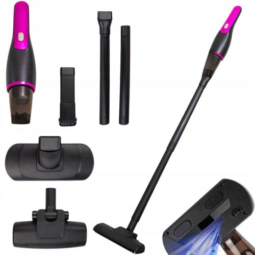 Akkus porzsák nélküli álló porszívó 100 W, tartozékkészlettel