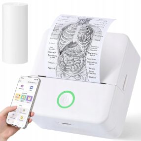   Mini vezeték nélküli hordozható hőnyomtató fotókhoz és jegyzetekhez