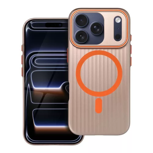 IPHONE 17 Pro SIMPLY MagSafe kompatibilis tok, sivatagi titánium