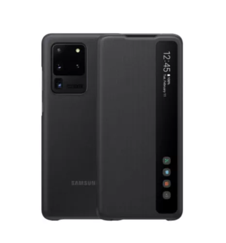 Samsung Smart Clear View G988 Galaxy S20 Ultra (6.9) gyári fekete könyvtok (EF-ZG988)