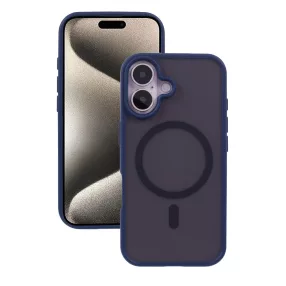   Magsafe Apple iPhone 17 Pro Max (6.9) TPU/PC tok (vezetéknélküli töltéshez) kék