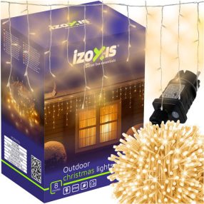 Kültéri lámpák 500LED 22,5m meleg fehér Izoxis 23223