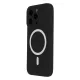 Silicon Mag Case Apple iPhone 16 (6.1) kameravédős szilikon tok fekete
