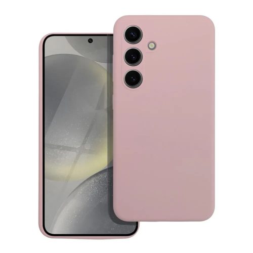 Silicon Case Honor X8C kameravédős szilikon tok sand pink