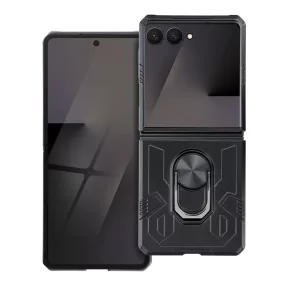   Armor Case Samsung Galaxy Z Flip 7 ütésálló szilikon/műanyag tok fekete