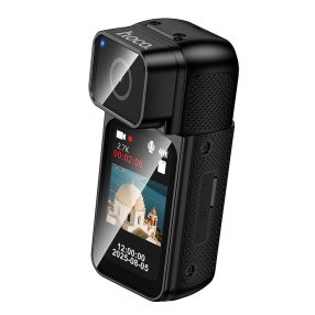 Hoco 1.47" IPS 2K/15fps Wi-Fi DV105 sportkamera, fekete