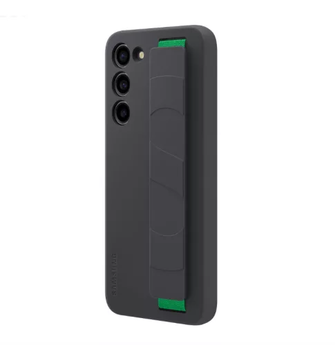 Samsung Silicone Grip Case S916 Galaxy S23 Plus gyári fekete hátlapvédő tok (EF-GS916TBEGWW)