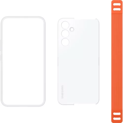 Samsung Haze Grip Case A546 Galaxy A54 5G gyári fehér hátlapvédő tok (EF-XA546CWEGWW)