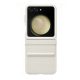 Samsung Galaxy Z Flip 5 gyári krém hátlapvédő ökobőr tok (EF-VF731PUEGWW)