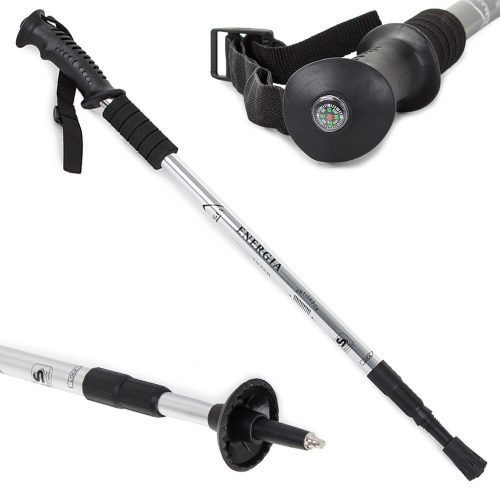 Nordic Walking túrabot – 1 darabos kivitel ezüst