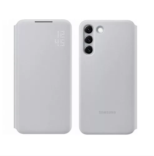 Samsung Smart Led View S906 Galaxy S22 Plus gyári világosszürke könyvtok (EF-NS906PJEGEE)