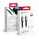 USB C - USB C kábel Forcell F-Energy QC4.0 PD 5A 240W Cafule 0,5 m C263 fekete