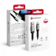 USB A - USB C kábel Forcell F-Energy QC4.0 3A 66W Cafule 2 m C256 fekete