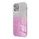 Forcell Shining tok - Samsung Galaxy A57 5G ezüst - pink csillogó tok