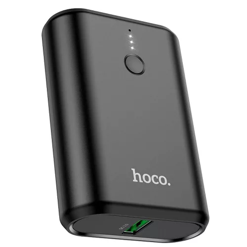 Hoco 10000 mAh QC3.0 PD 3A 20W Q3 fekete külső akkumulátor