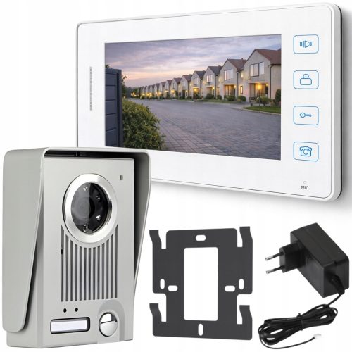 VIDEÓ KAPUTELEFON KAPUKHOZ ÉS BEJÁRATOKHOZ Fehér