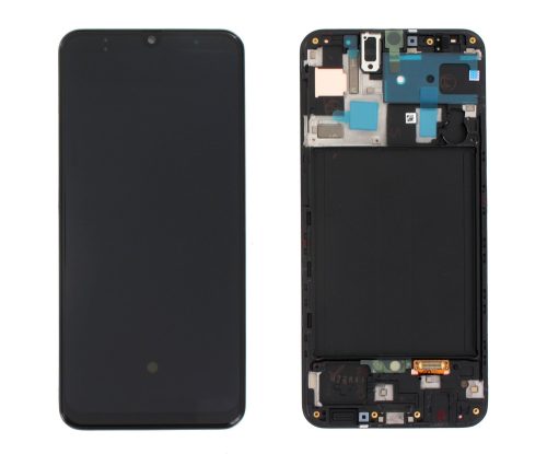 Samsung Galaxy A50 Komplett LCD kijelző érintőpanellel fekete