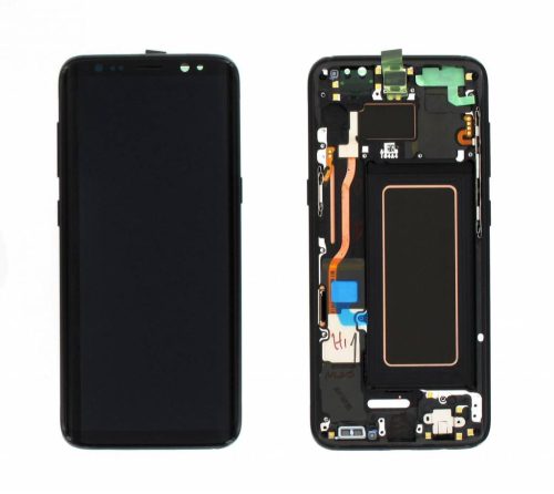 Samsung Galaxy S8 lcd kijelző érintőpanellel fekete (GH97-20457A)